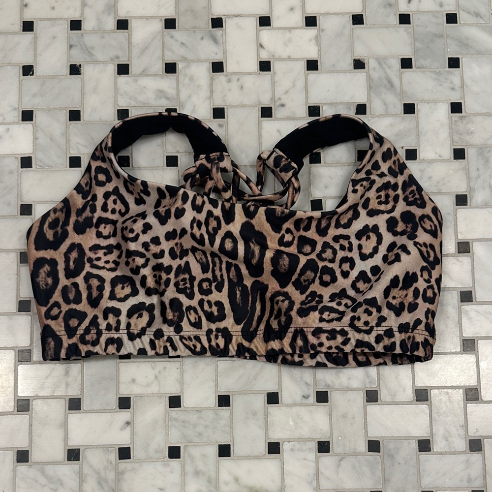 Onzie Black and Tan Sports Bra